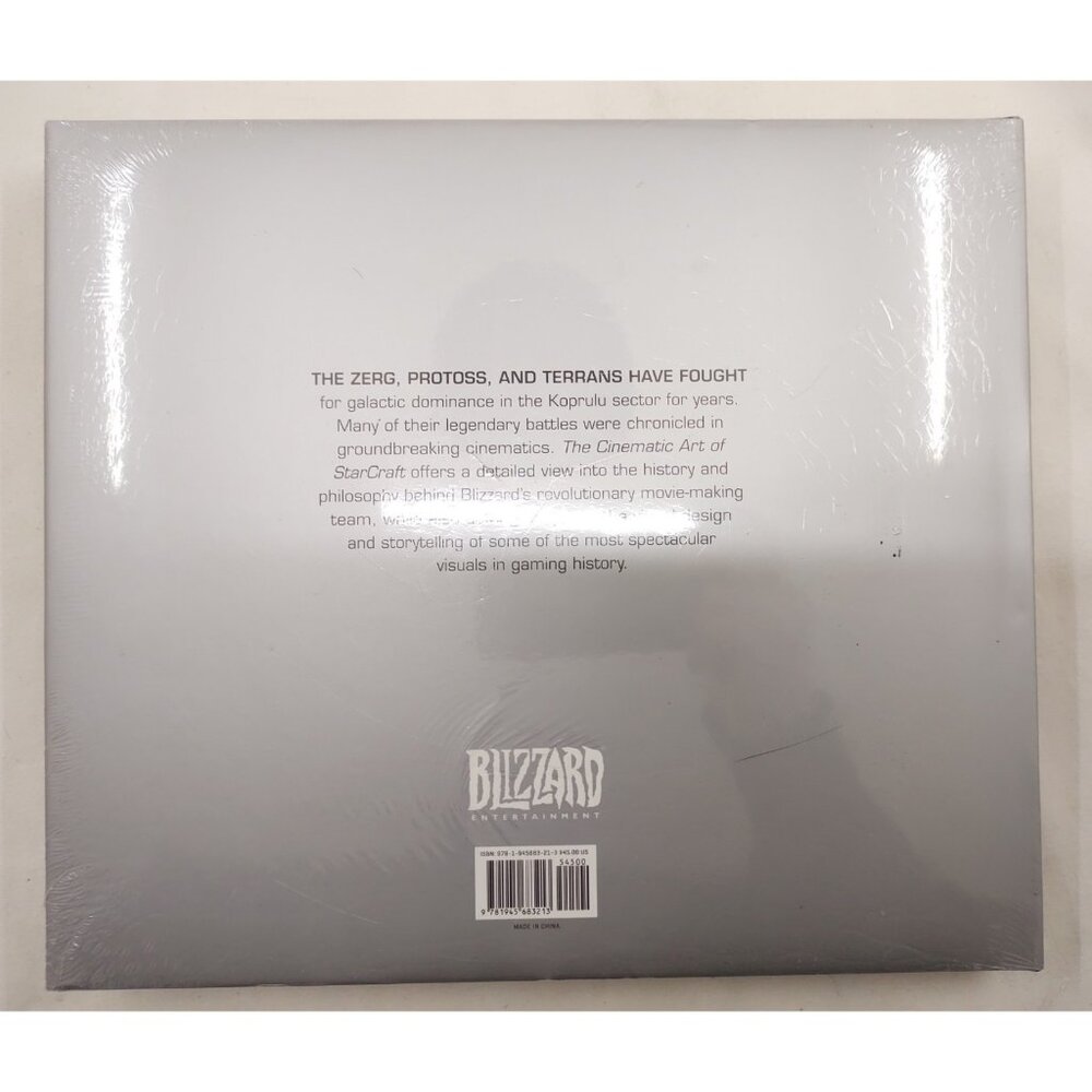 The Cinematic Art of StarCraft Hardcover Art Book Blizzard Sealed New Blizzard - Picture 2 of 3